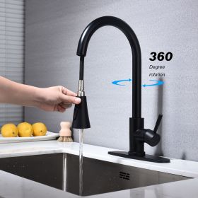 Kitchen Faucet with Pull Out Spraye (Color: as Pic)
